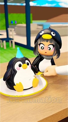 🍿GuGuGaGa Ate a Penguin 😱😂 #roblox #funny #shorts