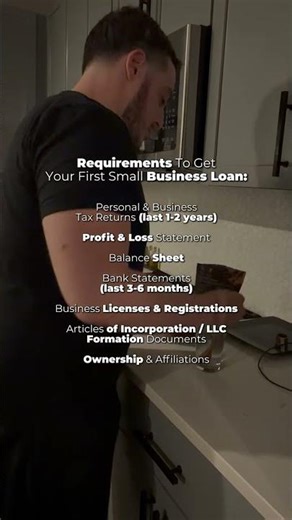 Requirements To Get Your First Small Business Loan 🤝