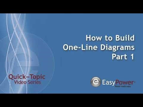 How to Build One Line Diagrams - Part 1