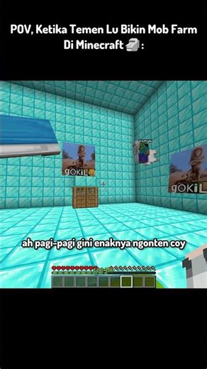 POV: When Your Friend Makes a Weird Mob Farm in Minecraft