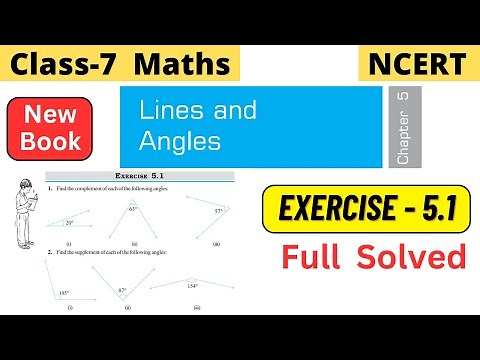 Class 7 Maths Chapter 5 Lines and Angles NCERT Exercise 5.1 Full Solved #class7maths