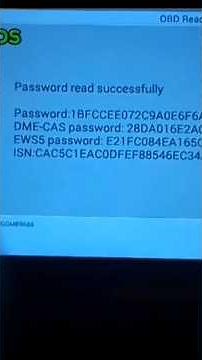SK Code Read via OBD on BMW X4 CAS4/CAS4+ Key Programming