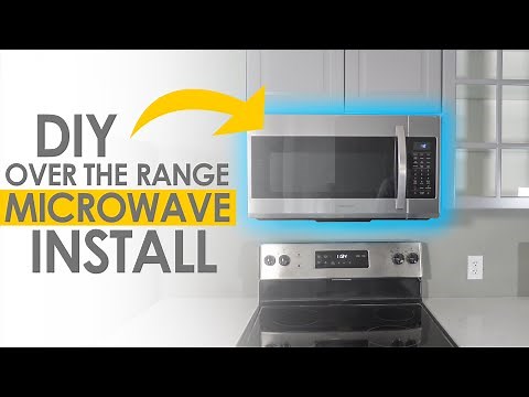 Installing a Microwave Over a Range/Stove - Step-by-Step Guide
