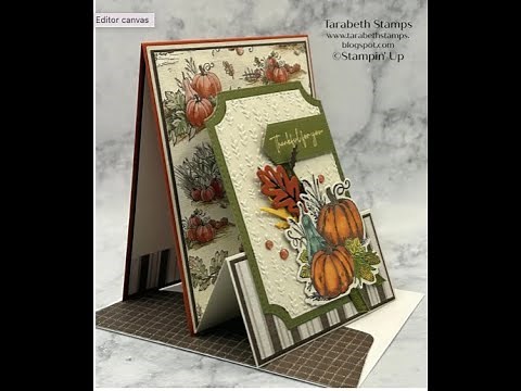 Stampin' Up Amber Autumn Double Easel Card Tutorial