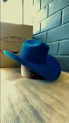 Sombrero Texano Azul Rey 🤠 | Estilo Vaquero Premium