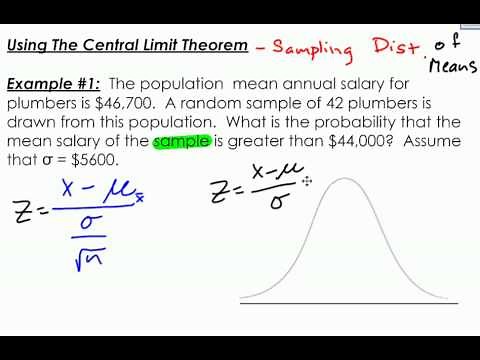 Finding Probability of a Sampling Distribution of Means Example 1