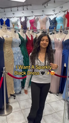 The Official Prom Dress Store on Instagram: "Love me a sparkly black dress 🖤✨ #promdress #homecomingdress #engamentdress"