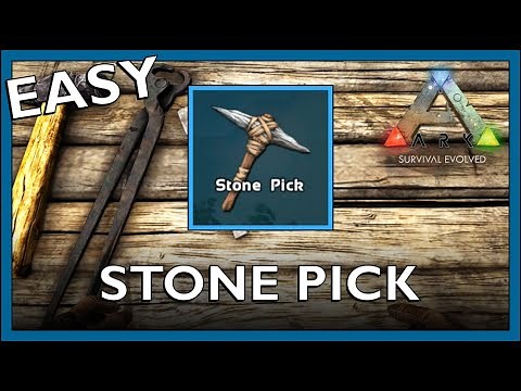 How To Craft A Stone Pick In Ark Survival Evolved