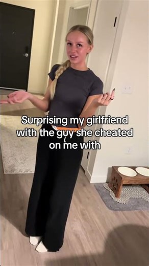 He SURPRISED his girlfriend with the guy she‘s cheated on him with 💔