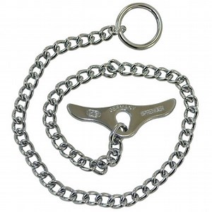 Herm Sprenger 2mm Short Link Chrome-Plated Steel Choke Chain Collar with Toggle