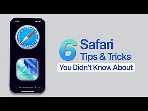 Unleash the BEST iOS 26 Safari Tricks!