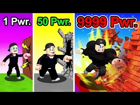 Breaking Thru 613,831,917 WALLS in Roblox