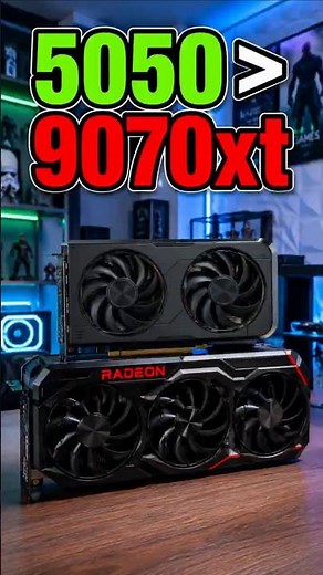 What do you mean a 9070 XT is worse than a 5050?