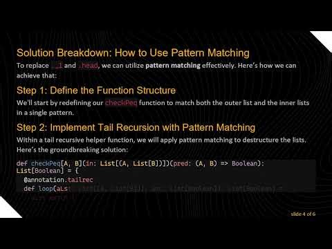 Mastering Scala: How to Replace ._1 and .head with Pattern Matching