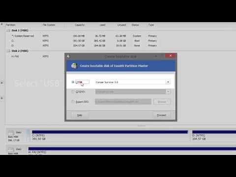 How to Create Bootable USB Partition Manager