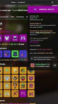 Is Combat Better Than Mining For Money? | Hypixel Skyblock Profile Review [13]