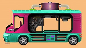 Kids TV Channel Present You Amphibious Bus. So Children would you like to help us in forming this vehicle? Watch and enjoy this video! #AmphibiousBus #CarSong #NurseryRhymes #KidsEntertainment #CartoonVideos #KidsEntertainment #KidsSong #VideosForKids #CarCartoon #VehicleRhymes #BabySong #EducationalVideo #EnglishNurseryRhymes #BusSong | Kids TV - Nursery Rhymes And Baby Songs