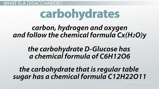 Disaccharides | Definition, Structure & Examples
