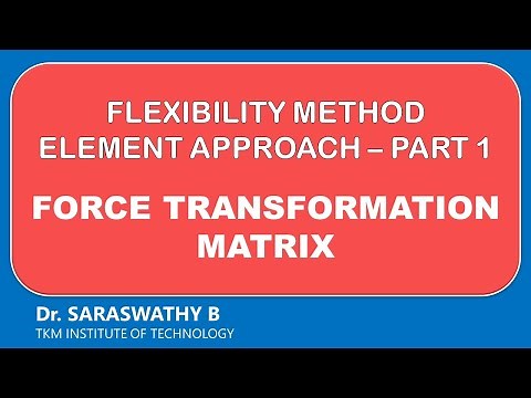 Force Transformation Matrix | Flexibility Method