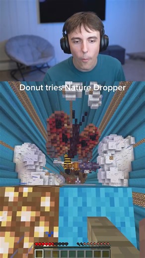 Donut Tries Nature Dropper #minecraft #reels | Drdonuttwo Gamer