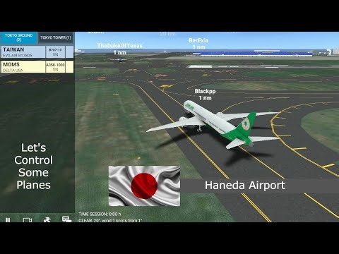Haneda Airport ATC Simulation: Controlling Ground & Tower Operations in RFS Real Flight Simulator
