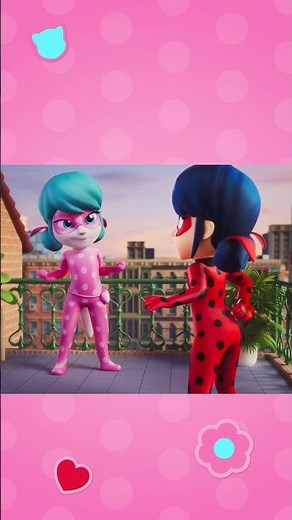 Ladybug just ARRIVED in My Talking Angela 2 🐞💥 ‪@Miraculous‬ x ‪@TalkingAngela‬