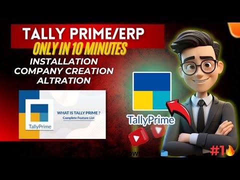Complete Tally Tutorial | Company Creation | Installation Tally Prime #tally