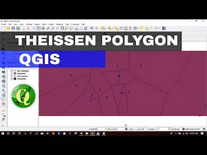 [QGIS] DRAW THIESSEN POLYGON IN QGIS