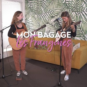 89K views · 618 reactions | On a eu la chance de rencontrer Les Frangines pour une session acoustique de leur tout nouveau single "Mon bagage". Une chanson pop et folk qui nous donne tout de suite le sourire  Pour découvrir le clip "Mon bagage" > https://bit.ly/2RsxkPn | Aufeminin | Facebook