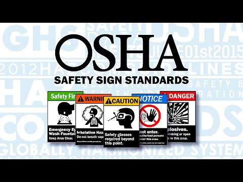 OSHA / ANSI Safety Sign Standards