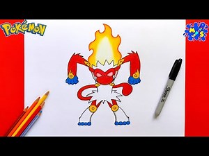 Pokemon Drawing || How to Draw Infernape Blaze 🔥
