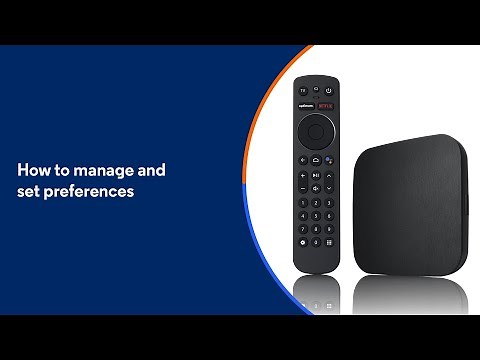 Manage Optimum TV: Set Preferences & Controls