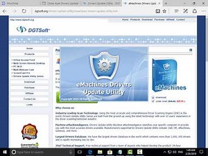 eMachines Drivers Update Utility can update your emachines device drivers for windows automatically.