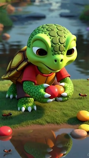 टिमू कछुआ और उड़ता सपना....🐢#story #shortvideo #animation #shorts