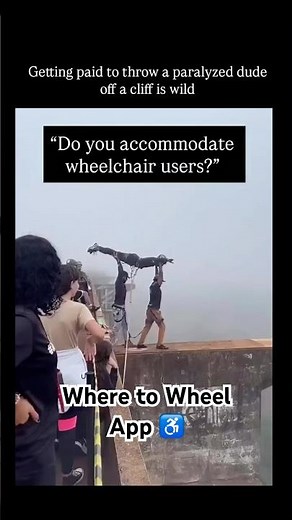 Yeah! Sure we are accessible!”Find Wheelchair Accessible Places!!♿️ Download Where to Wheel App!#sci