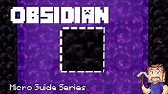 Obsidian - Minecraft Micro Guide