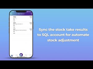 SQL Stock Take 03) Sync the stock take results to SQL account for automate stock adjustment