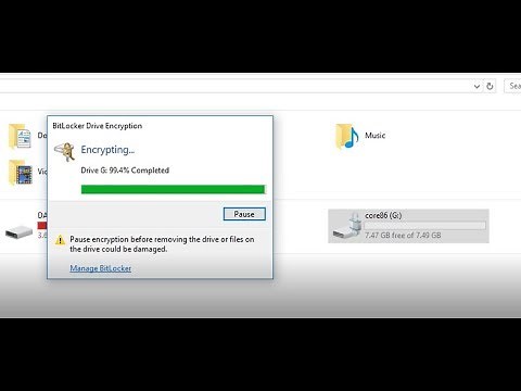 How to Set/Reset Password on USB or External hard drives using BitLocker