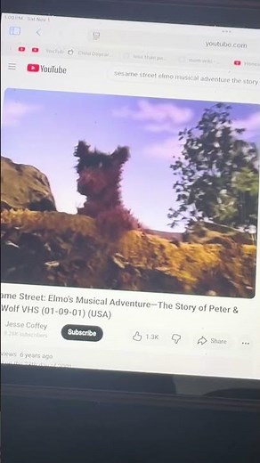 Sesame Street Peter and the Wolf Wolf Woof Sounds (2000)