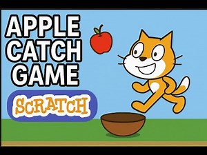 How to make an apple catch game in scratch