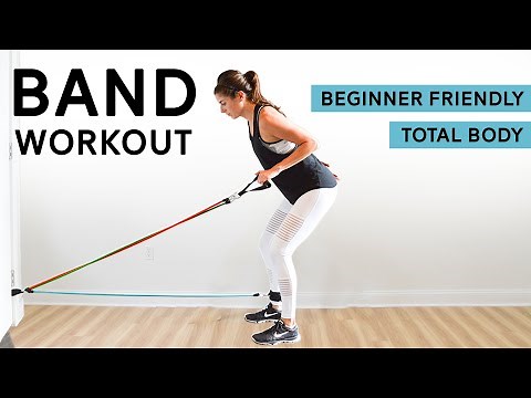 Full Body Resistance Band Workout - Low Impact + Beginner Friendly