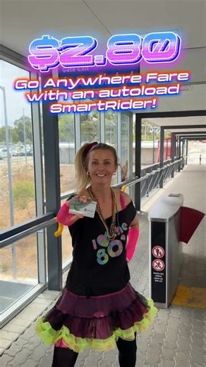 We’re rewinding public transport fares back to 80s prices! 🚍👾 You can go anywhere on the Transperth network for just $2.80 with an autoload SmartRider. It’s just one way we’re helping West Aussies with the cost of living! | Caitlin Collins MLA