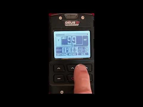 Deus II Beach Settings and Menu Instructions