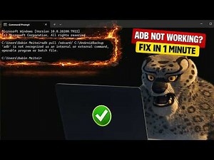 Fix “ADB Is Not Recognized as an Internal or External Command” | Windows 10/11