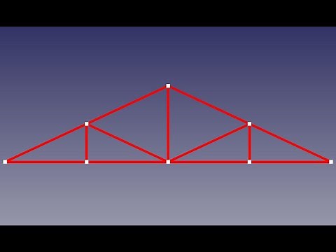FREECAD #219 - TRUSS + FEM