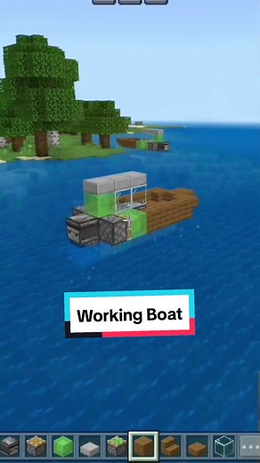 How to Make a Working Boat in Minecraft