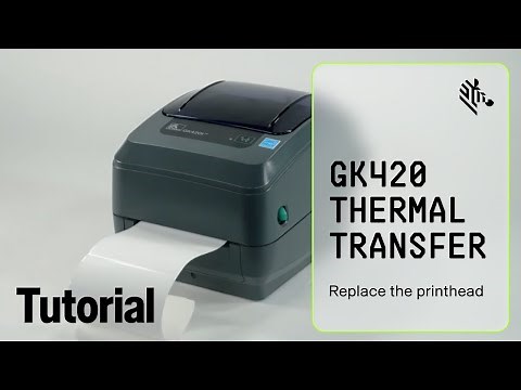 Zebra GK420 Thermal Transfer Printer: How To Replace the Print Head
