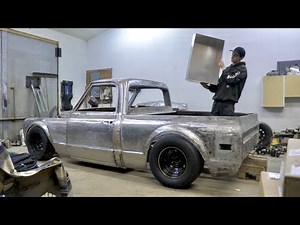 Custom 1968 C10- Making an Aluminum Fuel Tank!