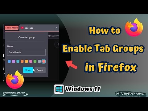 How to Enable Tab Groups in Firefox Browser for Better Tab Organization