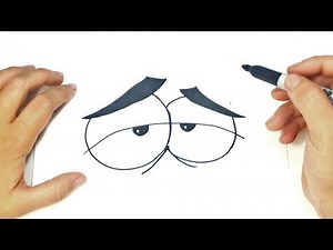 How to draw a Cartoon Eyes | Cartoon Eyes Easy Draw Tutorial